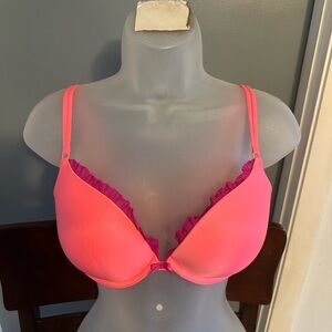 Victoria's Secret Neon Pink and Purple Bra
